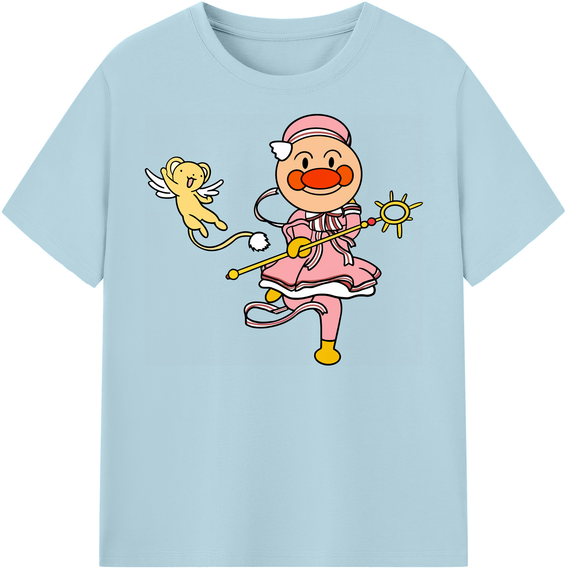 （画像用） アンパンマン Anpanman 綿100％半袖Tシャツ（フロントプリント）